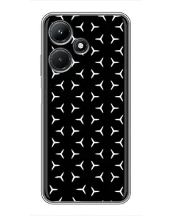 Чохол для Infinix Hot 30i з картинкою «Mercedes паттерн зірок» Чохол для Infinix Hot 30i з картинкою «Mercedes паттерн зірок»