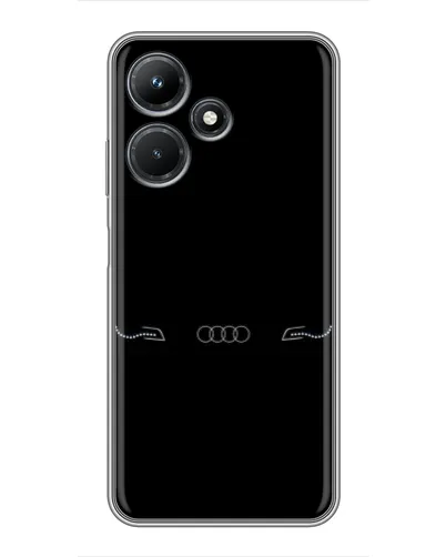 Чехол для Infinix Hot 30i с картинкой «Audi — световой подпись» Чехол для Infinix Hot 30i с картинкой «Audi — световой подпись»