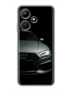 Чехол для Infinix Hot 30i с картинкой «Audi — детализация кузова»