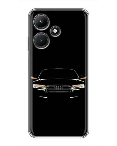 Чехол для Infinix Hot 30i с картинкой «Audi — ночной контур» Чехол для Infinix Hot 30i с картинкой «Audi — ночной контур»