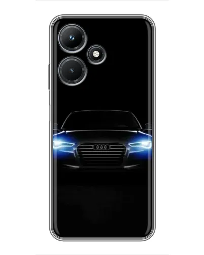 Чехол для Infinix Hot 30i с картинкой «Audi в неоне» Чехол для Infinix Hot 30i с картинкой «Audi в неоне»