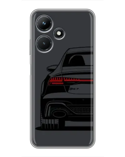 Чехол для Infinix Hot 30i с картинкой «Задняя часть Audi — арт» Чехол для Infinix Hot 30i с картинкой «Задняя часть Audi — арт»