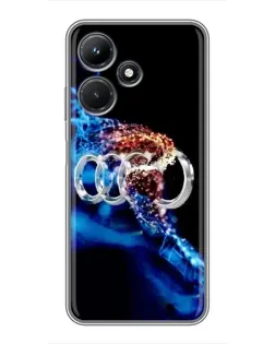 Чехол для Infinix Hot 30i с картинкой «Энергия лого Audi» Чехол для Infinix Hot 30i с картинкой «Энергия лого Audi»