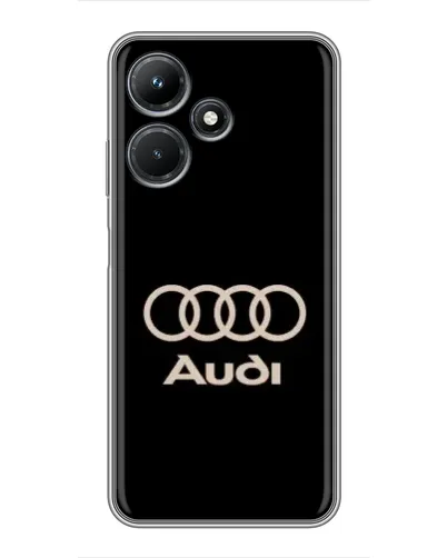 Чехол для Infinix Hot 30i с картинкой «Audi — золотой логотип» Чехол для Infinix Hot 30i с картинкой «Audi — золотой логотип»