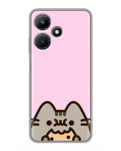 Чехол для Infinix Hot 30i с картинкой «Pusheen и печенье» Чехол для Infinix Hot 30i с картинкой «Pusheen и печенье»