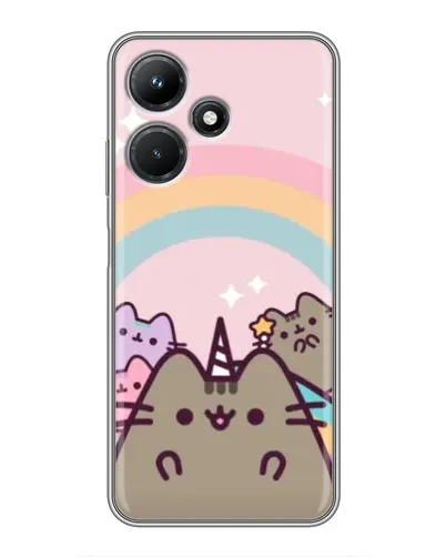 Чехол для Infinix Hot 30i с картинкой «Единорог Pusheen» Чехол для Infinix Hot 30i с картинкой «Единорог Pusheen»