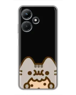 Чехол для Infinix Hot 30i с картинкой «Пушин на черном» Чехол для Infinix Hot 30i с картинкой «Пушин на черном»