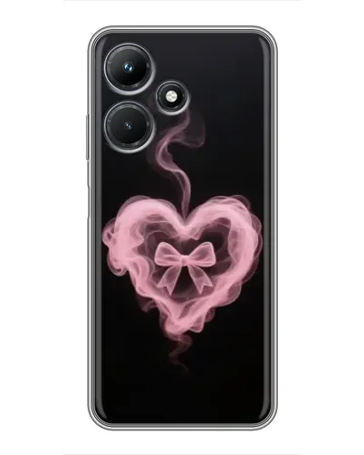 Чехол для Infinix Hot 30i с картинкой «Дымчатое сердце»