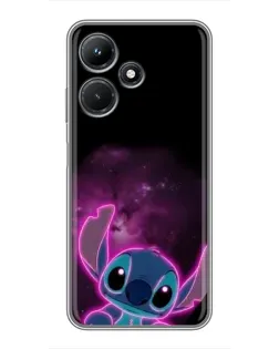 Чехол для Infinix Hot 30i с картинкой «Неоновый Stitch»