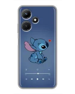 Чехол для Infinix Hot 30i с картинкой «Музыкальный Stitch»