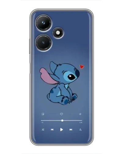 Чехол для Infinix Hot 30i с картинкой «Музыкальный Stitch»
