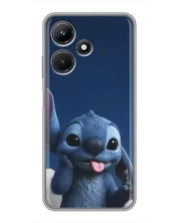 Чехол для Infinix Hot 30i с картинкой «Стич в облаках»