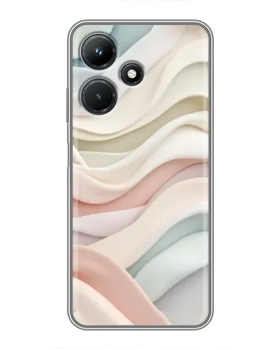 Чехол для Infinix Hot 30i с картинкой «Пастельные нежные волны» Чехол для Infinix Hot 30i с картинкой «Пастельные нежные волны»