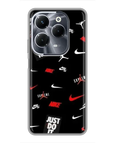 Чехол для Infinix Hot 40 Play с картинкой «Nike Mix Pattern» Чехол для Infinix Hot 40 Play с картинкой «Nike Mix Pattern»