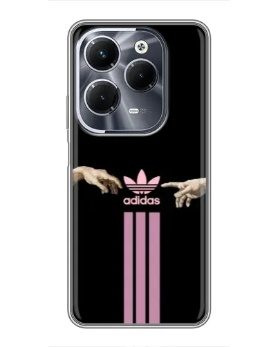 Чехол для Infinix Hot 40 Play с картинкой «Adidas Hands» Чехол для Infinix Hot 40 Play с картинкой «Adidas Hands»
