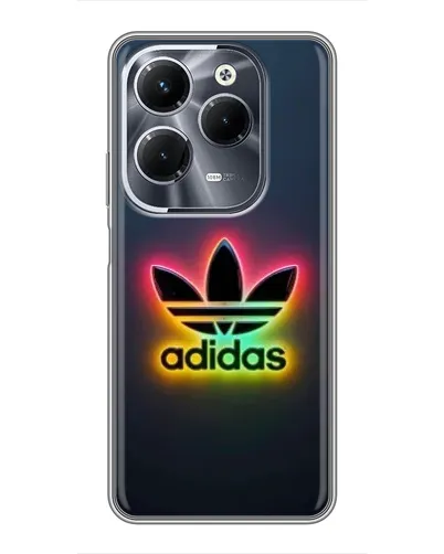 Чехол для Infinix Hot 40 Play с картинкой «Неоновый Adidas» Чехол для Infinix Hot 40 Play с картинкой «Неоновый Adidas»