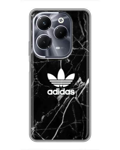 Чехол для Infinix Hot 40 Play с картинкой «Белый мрамор Adidas» Чехол для Infinix Hot 40 Play с картинкой «Белый мрамор Adidas»