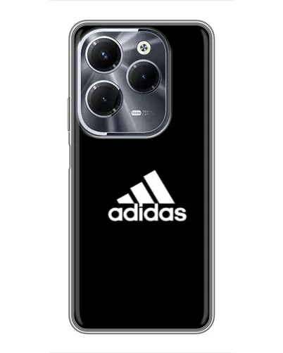 Чехол для Infinix Hot 40 Play с картинкой «Черная классика Adidas» Чехол для Infinix Hot 40 Play с картинкой «Черная классика Adidas»