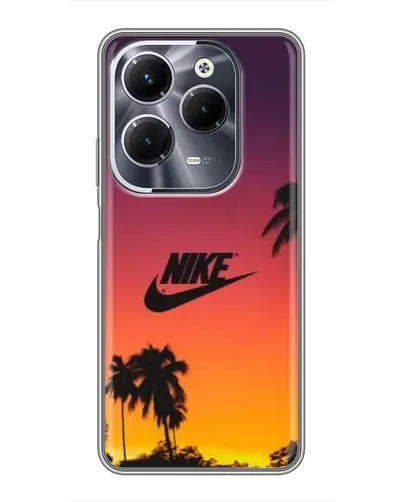 Чехол для Infinix Hot 40 Play с картинкой «Nike на закате солнца»