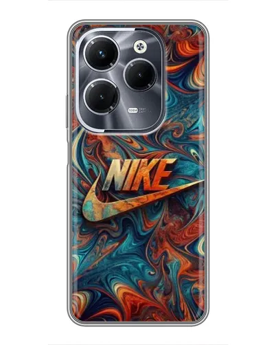 Чехол для Infinix Hot 40 Play с картинкой «Nike в абстракции»