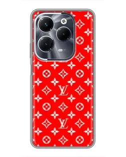 Чехол для Infinix Hot 40 Play с картинкой «Яркий паттерн LV»