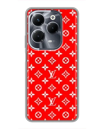 Чехол для Infinix Hot 40 Play с картинкой «Яркий паттерн LV»