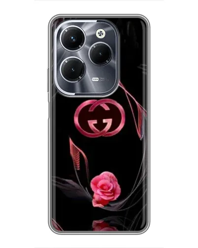 Чехол для Infinix Hot 40 Play с картинкой «Gucci — неоновая роза» Чехол для Infinix Hot 40 Play с картинкой «Gucci — неоновая роза»