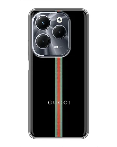 Чехол для Infinix Hot 40 Play с картинкой «Gucci — строгая линия» Чехол для Infinix Hot 40 Play с картинкой «Gucci — строгая линия»