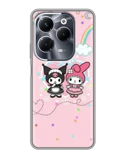 Чехол для Infinix Hot 40 Play с картинкой «My Melody и Kuromi»