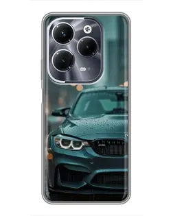 Чехол для Infinix Hot 40 Play с картинкой «BMW в огнях города» Чехол для Infinix Hot 40 Play с картинкой «BMW в огнях города»