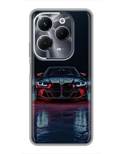 Чехол для Infinix Hot 40 Play с картинкой «BMW на мокрой дороге» Чехол для Infinix Hot 40 Play с картинкой «BMW на мокрой дороге»