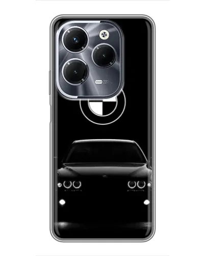 Чехол для Infinix Hot 40 Play с картинкой «BMW — взгляд из темноты»