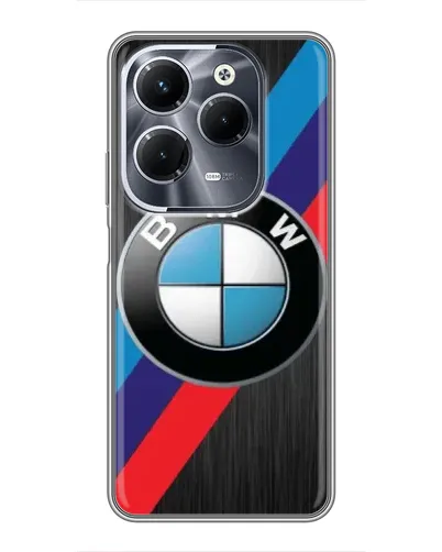 Чехол для Infinix Hot 40 Play с картинкой «BMW M-stripes стиль»