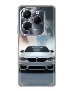 Чехол для Infinix Hot 40 Play с картинкой «BMW в белом дыму» Чехол для Infinix Hot 40 Play с картинкой «BMW в белом дыму»