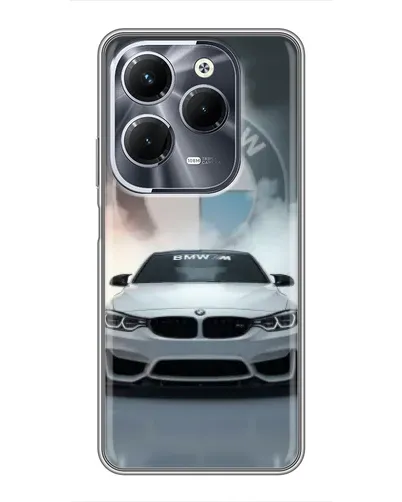 Чехол для Infinix Hot 40 Play с картинкой «BMW в белом дыму» Чехол для Infinix Hot 40 Play с картинкой «BMW в белом дыму»