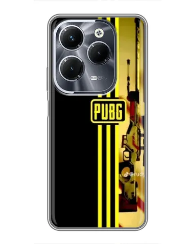 Чехол для Infinix Hot 40 Play с картинкой «PUBG — камуфляжный шлем»