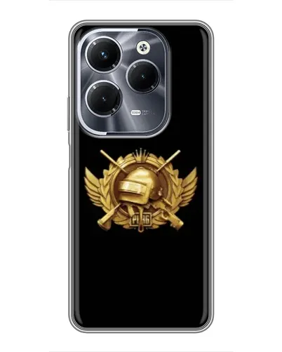 Чехол для Infinix Hot 40 Play с картинкой «PUBG — оранжевый градиент»