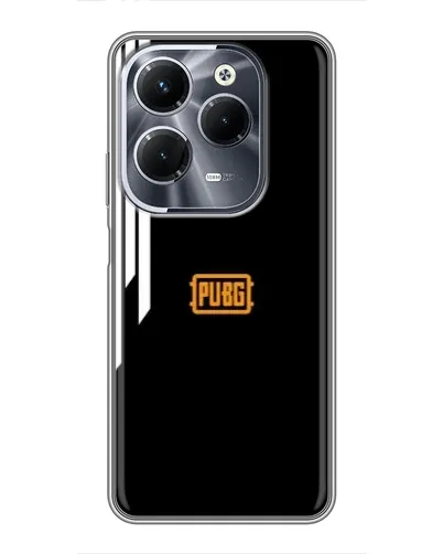 Чехол для Infinix Hot 40 Play с картинкой «PUBG — вертикальные линии»