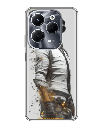 Чехол для Infinix Hot 40 Play с картинкой «PUBG — боец в пыли»