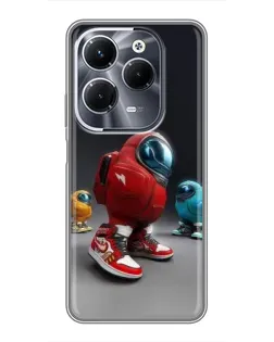 Чехол для Infinix Hot 40 Play с картинкой «Among Us — 3D стиль»