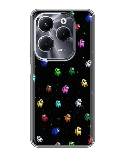 Чехол для Infinix Hot 40 Play с картинкой «Экипаж Among Us»
