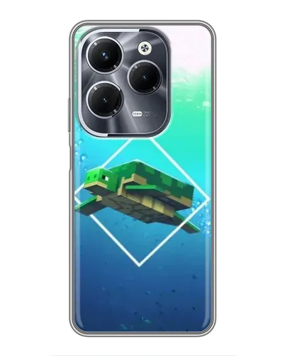 Чехол для Infinix Hot 40 Play с картинкой «Черепаха Minecraft» Чехол для Infinix Hot 40 Play с картинкой «Черепаха Minecraft»