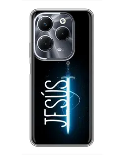 Чехол для Infinix Hot 40 Play с картинкой «Меч Духа Jesus»