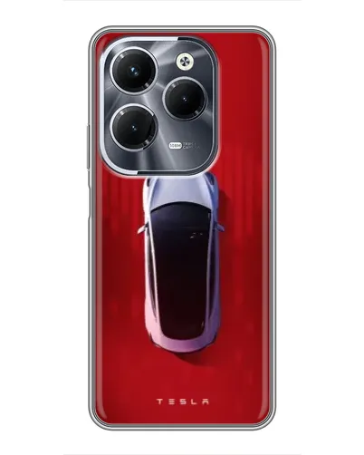 Чохол для Infinix Hot 40 Play з картинкою «Tesla Top View» Чохол для Infinix Hot 40 Play з картинкою «Tesla Top View»