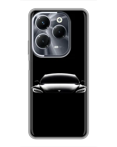 Чохол для Infinix Hot 40 Play з картинкою «Фари Tesla Night» Чохол для Infinix Hot 40 Play з картинкою «Фари Tesla Night»