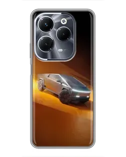 Чохол для Infinix Hot 40 Play з картинкою «Cybertruck у пустелі» Чохол для Infinix Hot 40 Play з картинкою «Cybertruck у пустелі»