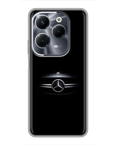 Чехол для Infinix Hot 40 Play с картинкой «Mercedes — абстрактные линии» Чехол для Infinix Hot 40 Play с картинкой «Mercedes — абстрактные линии»