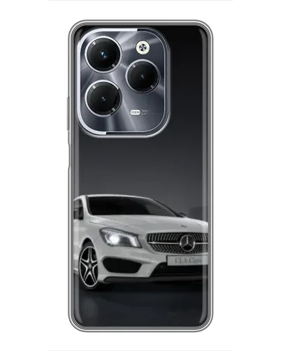 Чехол для Infinix Hot 40 Play с картинкой «Mercedes AMG GT Silver» Чехол для Infinix Hot 40 Play с картинкой «Mercedes AMG GT Silver»