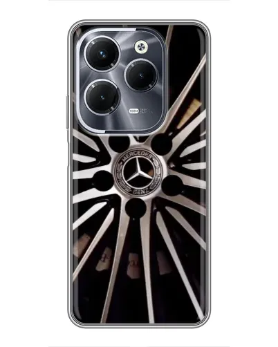 Чехол для Infinix Hot 40 Play с картинкой «Диск Mercedes» Чехол для Infinix Hot 40 Play с картинкой «Диск Mercedes»