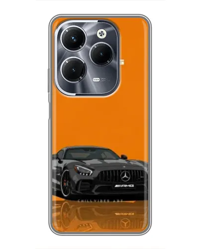 Чехол для Infinix Hot 40 Play с картинкой «Оранжевый Mercedes AMG» Чехол для Infinix Hot 40 Play с картинкой «Оранжевый Mercedes AMG»
